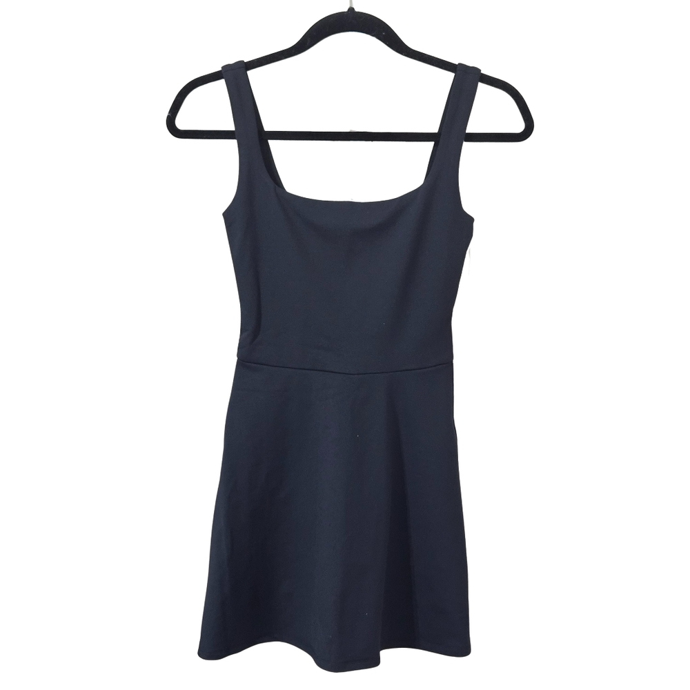 Reformation Amy EcoStretch Active Dress XS Black Jersey NWT